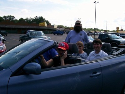 Last year, we rented a convertible. Awesome times. 